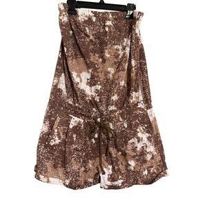 Poof Tube Romper with pockets size L NWT